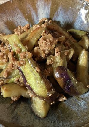 簡単すぐ出来る♪茄子の肉味噌炒め-レシピのメイン写真