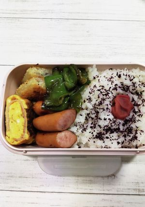 2023,09,27高校生娘のお弁当-レシピのメイン写真