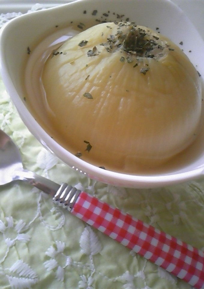 玉ねぎのまるごとスープ-レシピのメイン写真