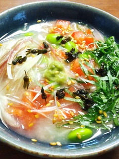 鮒寿司(鮒ずし)の飯(イイ)のお茶漬け-レシピのメイン写真