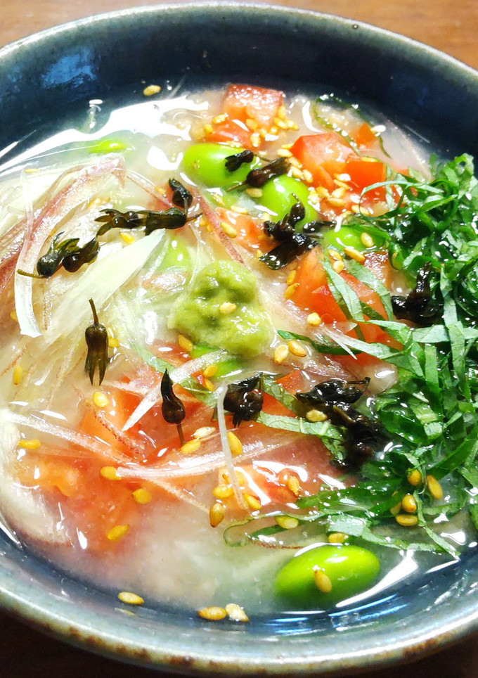 鮒寿司（鮒ずし）の飯（イイ）のお茶漬け-レシピのメイン写真