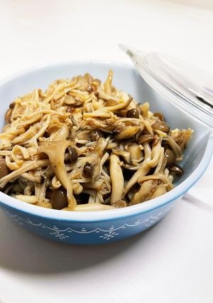 きのこの黒酢醤油麹-レシピのメイン写真
