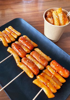 5分|休憩所メニュー！焼き餅串★떡꼬치-レシピのメイン写真