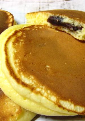 あんこ入り♪回転焼き風ホットケーキ-レシピのメイン写真