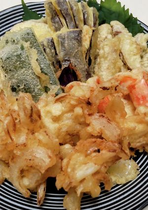 天ぷらの盛り合わせ～♡残ったらうどんに～-レシピのメイン写真