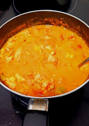 チキンとトマトの無水カレー-レシピのメイン写真