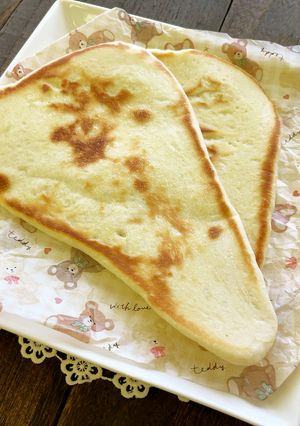 フライパンで手づくりナン-レシピのメイン写真