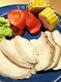 ダイエット&筋トレ飯にハーブソフト鶏ハム-レシピのメイン写真