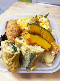 魚グリル☆マヨたまチキンのチーズ焼き弁当-レシピのメイン写真