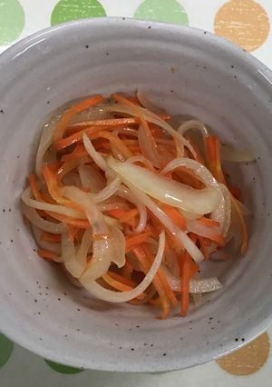 【常備菜/防災食】人参と玉ねぎのマリネ-レシピのメイン写真