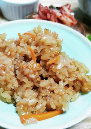 チャーシュー煮汁の炊き込みご飯♬-レシピのメイン写真