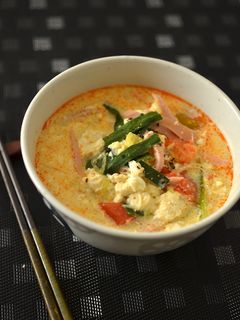 あったまる!酸辣湯風煮麺(にゅうめん) -レシピのメイン写真