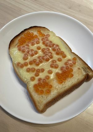 いくらとチーズのトースト-レシピのメイン写真