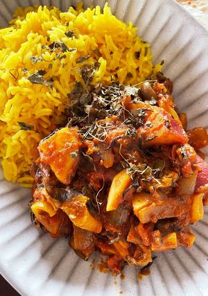 さつまいもと旨味きのこ三種スパイスカレー-レシピのメイン写真