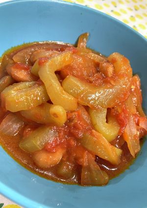漬物に飽きたら♪はぐら瓜のトマト煮-レシピのメイン写真