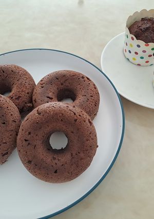 卵、乳製品なしのバナナココアケーキ-レシピのメイン写真