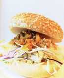 ネギ肉味噌キムチーズバーガー