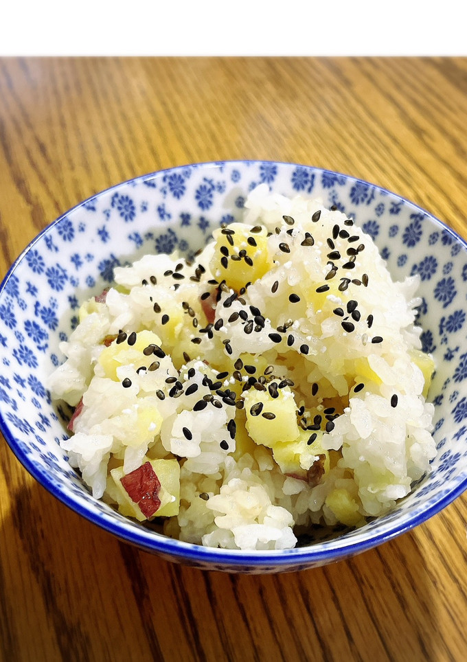 炊飯器で簡単☆さつまいもおこわ☆.*˚-レシピのメイン写真