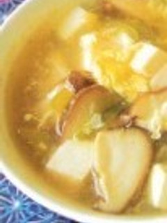 しいたけと豆腐の酸辣湯-レシピのメイン写真
