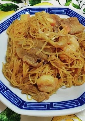 海鮮星加坡米粉♪海鮮カレー味ビーフン-レシピのメイン写真