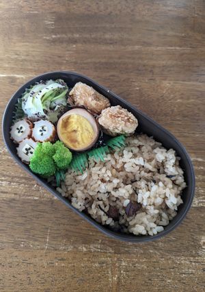JK☆ひじき炊き込みご飯弁当♪-レシピのメイン写真