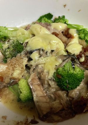 鯖水煮缶とブロッコリーのマヨ焼き-レシピのメイン写真