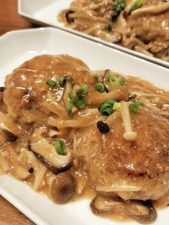 和風煮込みハンバーグ QC-レシピのメイン写真