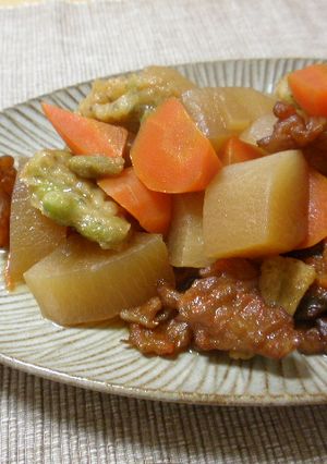 副菜～大根と練り天の煮物-レシピのメイン写真