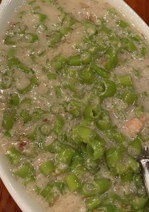 空芯菜の茎とエビのココナッツミルク炒め-レシピのメイン写真