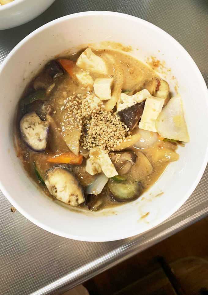 肉無豆腐簡単コク旨中華風梅味噌味野菜炒め-レシピのメイン写真