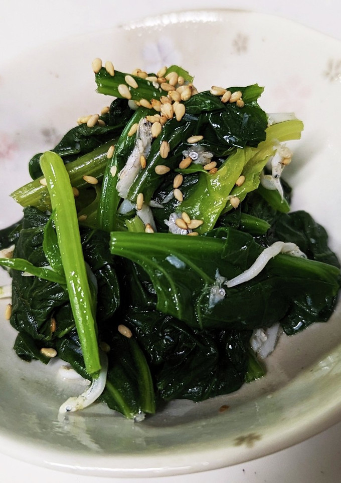 ほうれん草としらすのごま和え-レシピのメイン写真