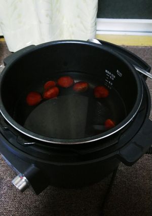 電気圧力鍋（鍋モード）で栗の皮むき-レシピのメイン写真
