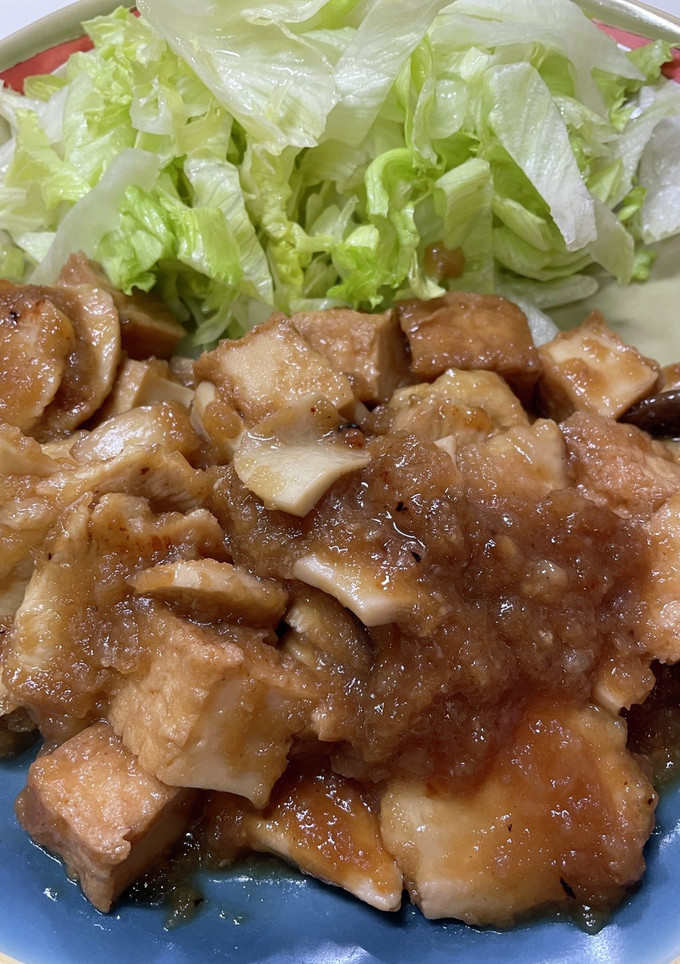 鶏胸肉と厚揚げのみぞれ煮-レシピのメイン写真