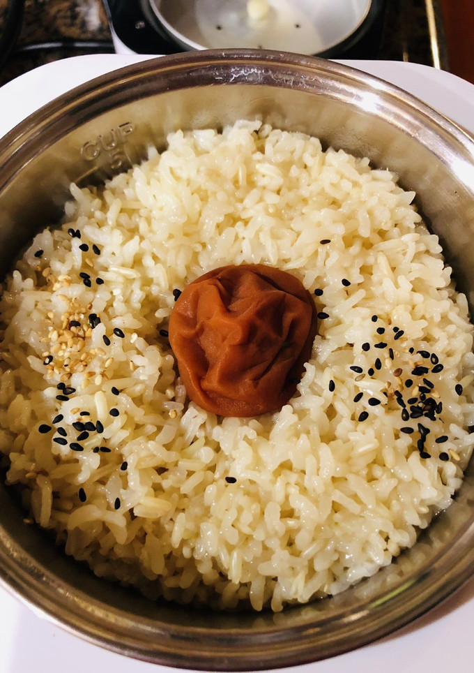 椎茸だしと梅干しで炊き込みご飯　さっぱり-レシピのメイン写真