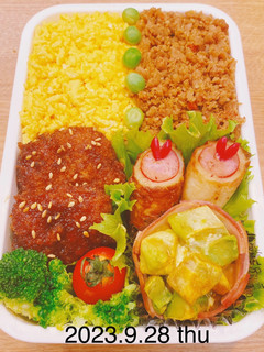 男子高校生お弁当★400-レシピのメイン写真