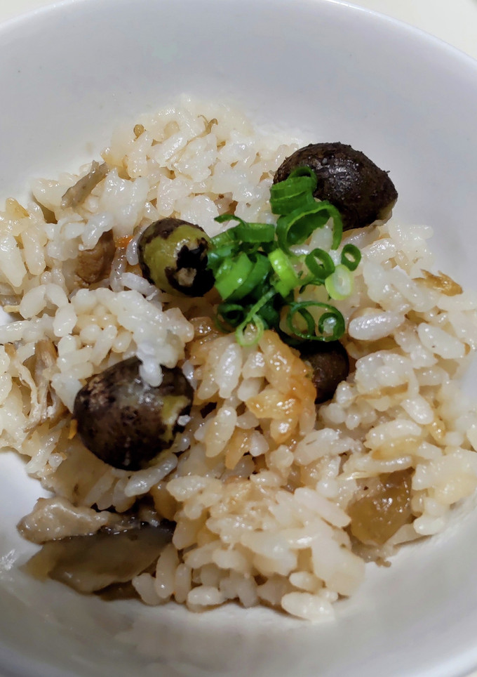 むかごと鶏の炊き込みご飯♪-レシピのメイン写真