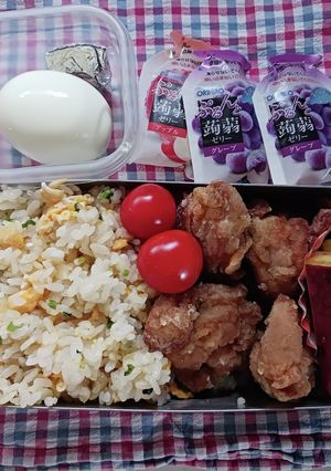 炒飯唐揚げ弁当(9.27)-レシピのメイン写真