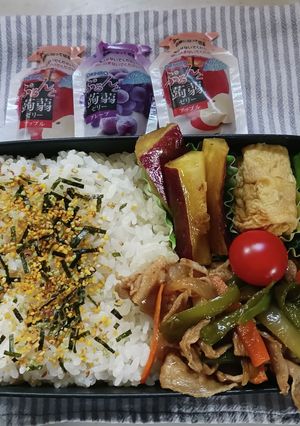 野菜炒め弁当(9.28)-レシピのメイン写真