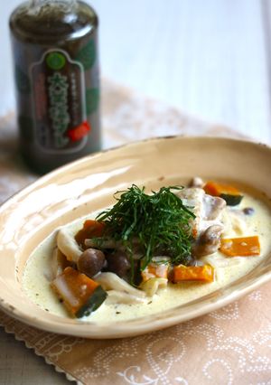 チキンの大葉クリーム煮-レシピのメイン写真