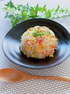 簡単・節約!カニカマチャーハン-レシピのメイン写真