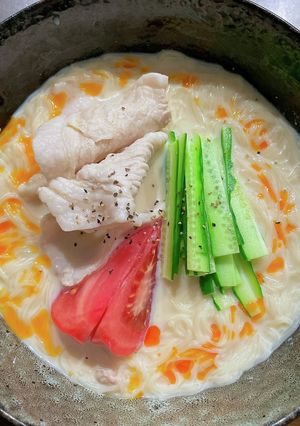 豆乳味噌素麺-レシピのメイン写真