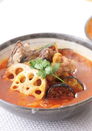 野菜ごろごろ♪『和風スープカレー』-レシピのメイン写真