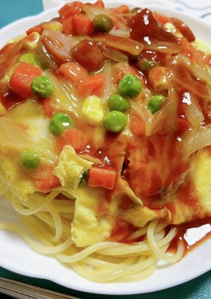 オムパスタ-レシピのメイン写真