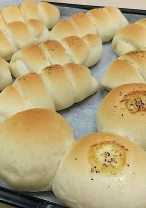 中力粉で手ごねパン　牛乳なしバターなし-レシピのメイン写真