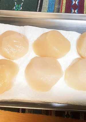 ♡冷凍ホタテ貝柱の美味しい解凍方法♡-レシピのメイン写真