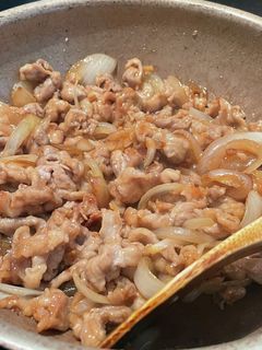 豚肉と玉ねぎの甘辛炒め-レシピのメイン写真
