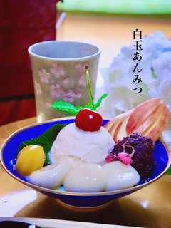 絶品もちもち白玉団子と抹茶ゼリーあんみつ-レシピのメイン写真