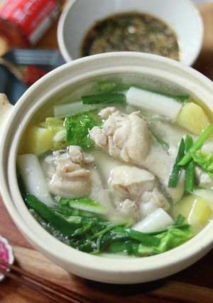疲れた胃を休める韓国風水炊きタッカンマリ-レシピのメイン写真