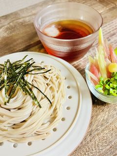 薬味たっぷり★ざるそば-レシピのメイン写真