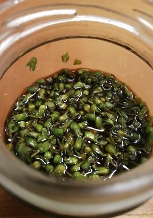 簡単♪穂紫蘇の醤油漬け。しその実-レシピのメイン写真